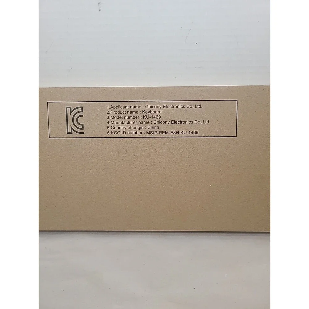 HP Hewlett Packard USB Slim KB 803181-001 Black Keyboard